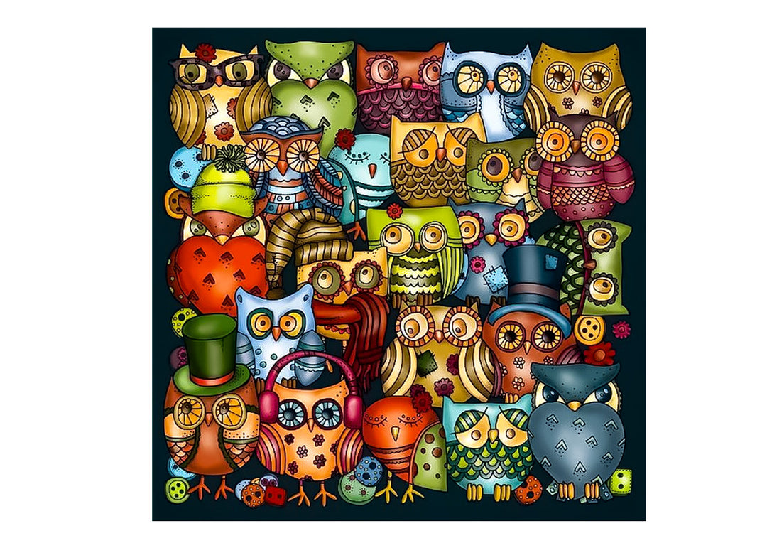 Palapeli Puzzle: Eulen
